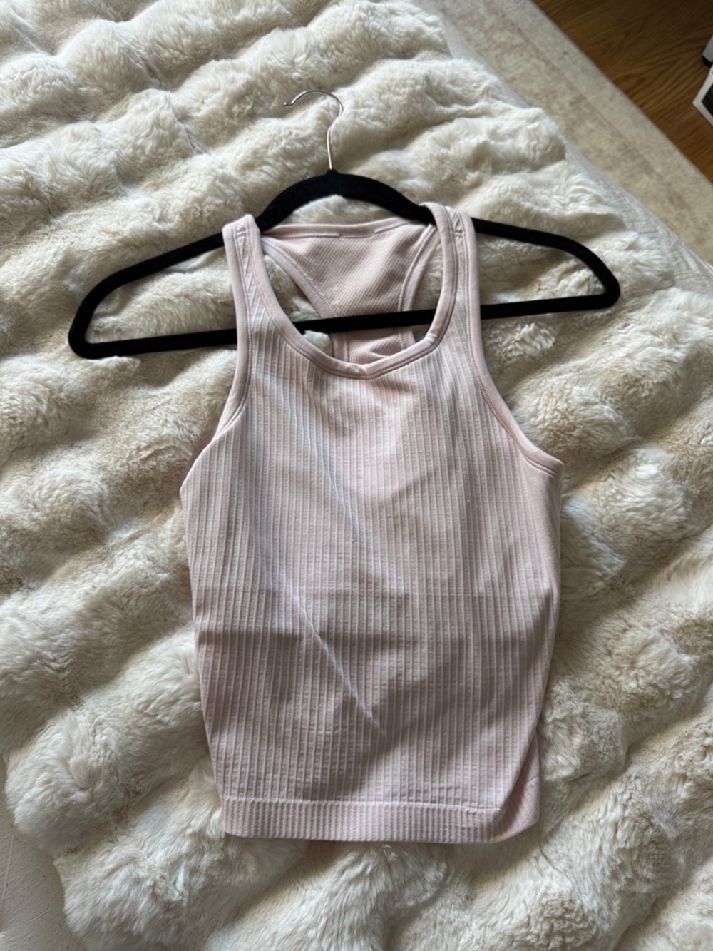 Lululemon Ribbed Racerback Tank Top - Light Pink